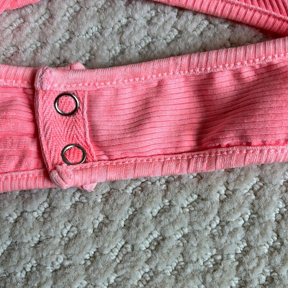 NWT NSF Lena Ribbed Crossback bodysuit - Picture 5 of 5